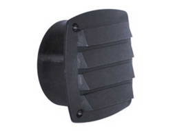 Grelha de Ventilação Nylon Preto 100 Mmplastimo