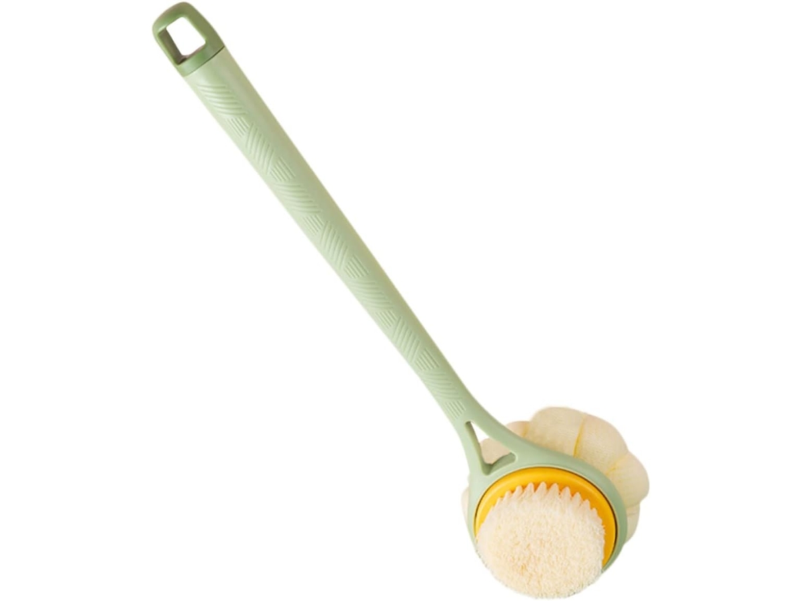 Escova De Banho Eringogo Com Cabo Longo Para Esfoliação Corporal E Das Costas, Massagem Suave De Banho Esfoliante Para