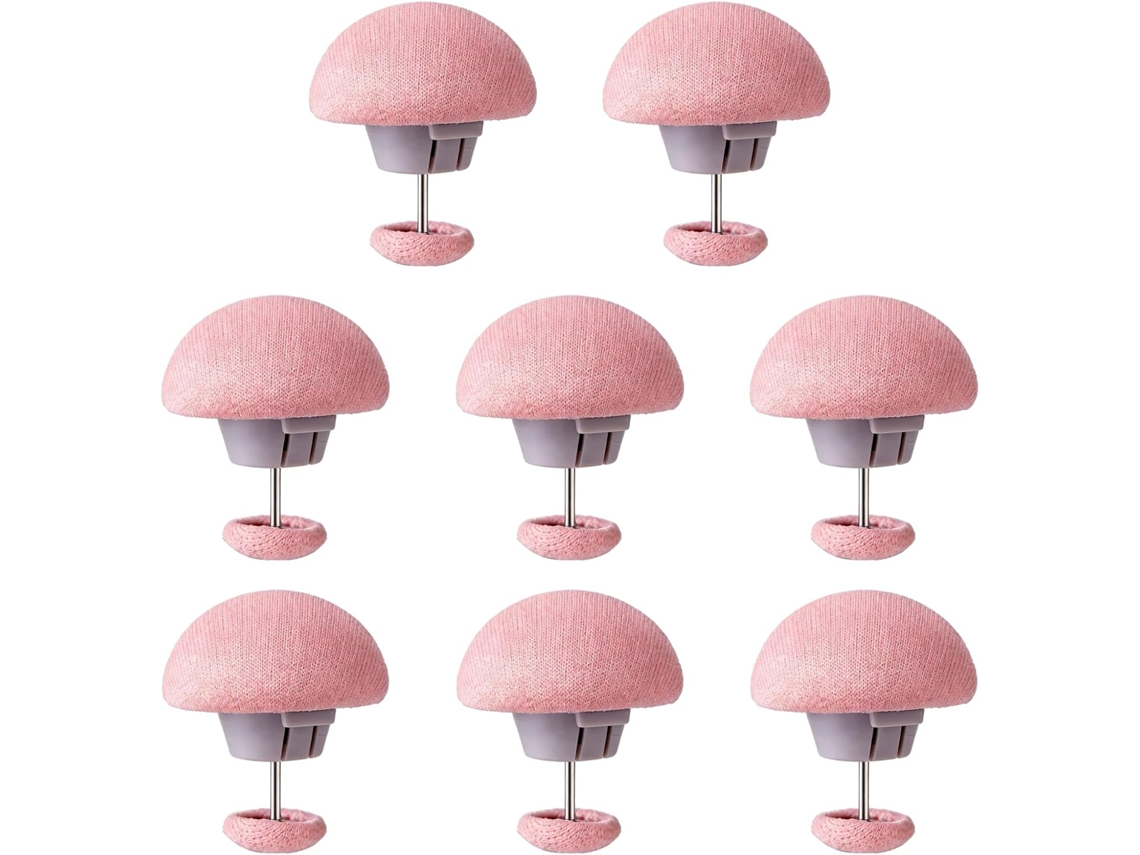 Conjunto De 8 Prendedores Edredom Rosa, Fixadores Seguros Para Roupa De Cama, Suporte Para Cobertores Grossos Ou Finos