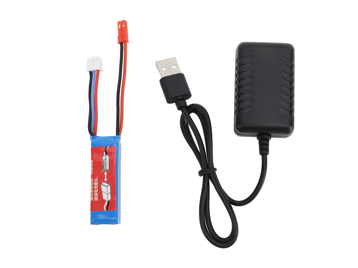 Mali bateria de Lítio para Carro Controle Remoto com Carregador 7.4v 400mah 20c para K969 K989 284161 284131 284010
