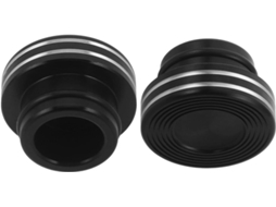 Conjunto de 2 Capas Pretas para Levar Isqueiro de Carro, À Prova de Poeira.