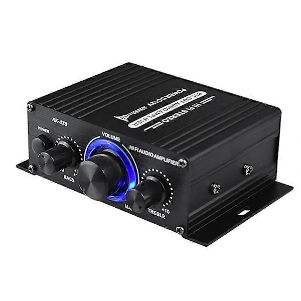 Amplificador De Áudio Estéreo Hifi Sem Fio Ak-170 200w+200w Com Entrada Rca Para Uso Doméstico