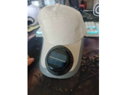 Chapéu Movido a Energia Solar com Ventilador MDUG (cáqui)