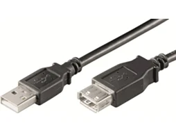 Cabo USB EWENT 2.0 A/M para A/F 3.0 m