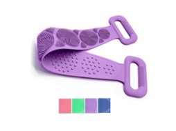 Escova de Banho de Silicone para Costas, Exfoliante Suave, Massagem Confortável, Fácil de Limpar, 27 Polegadas