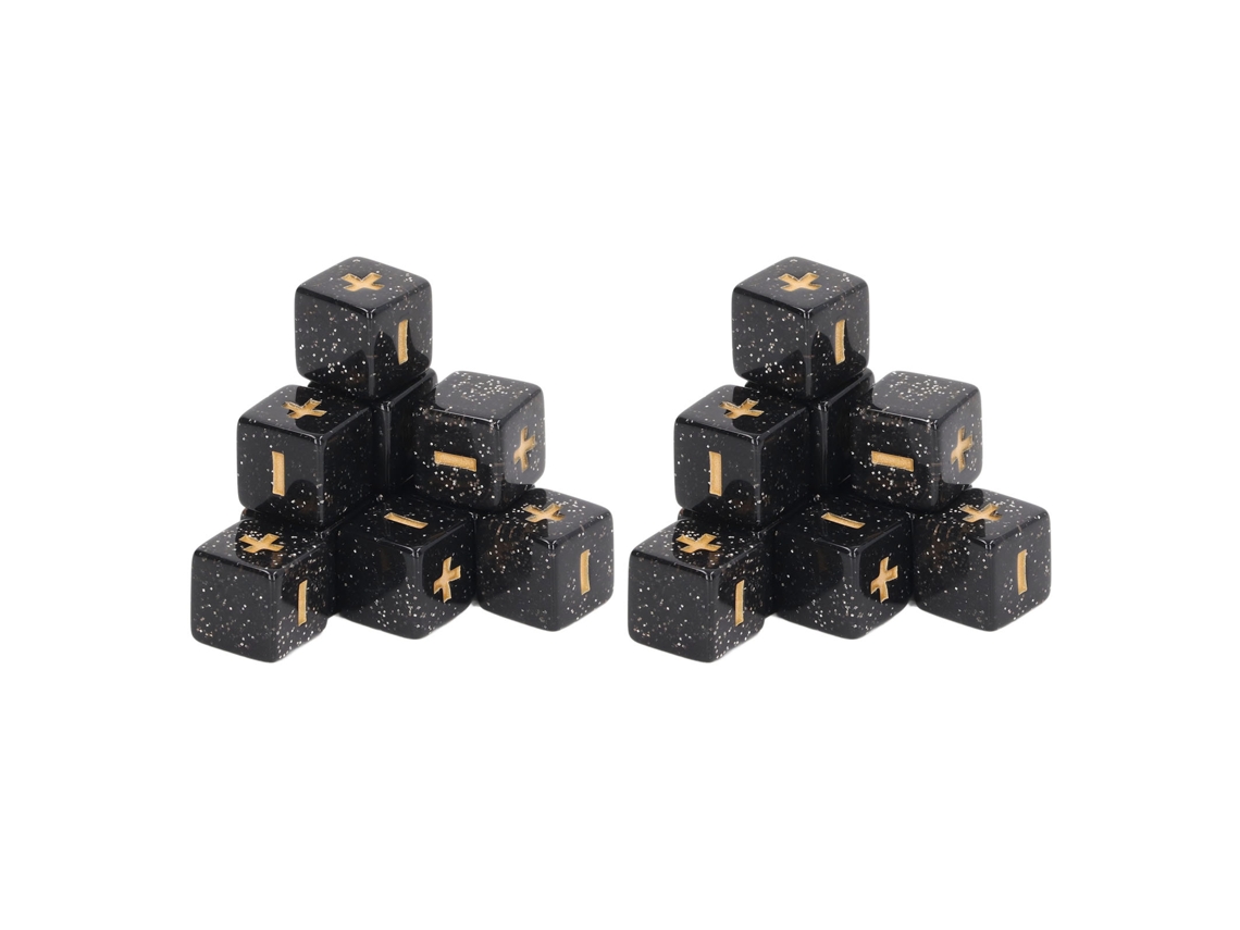 20pcs Conjunto De Dados 16mm Para Ensino De Matemática Operações Sinais Mais Menos Brinquedos Para Crianças Aulas