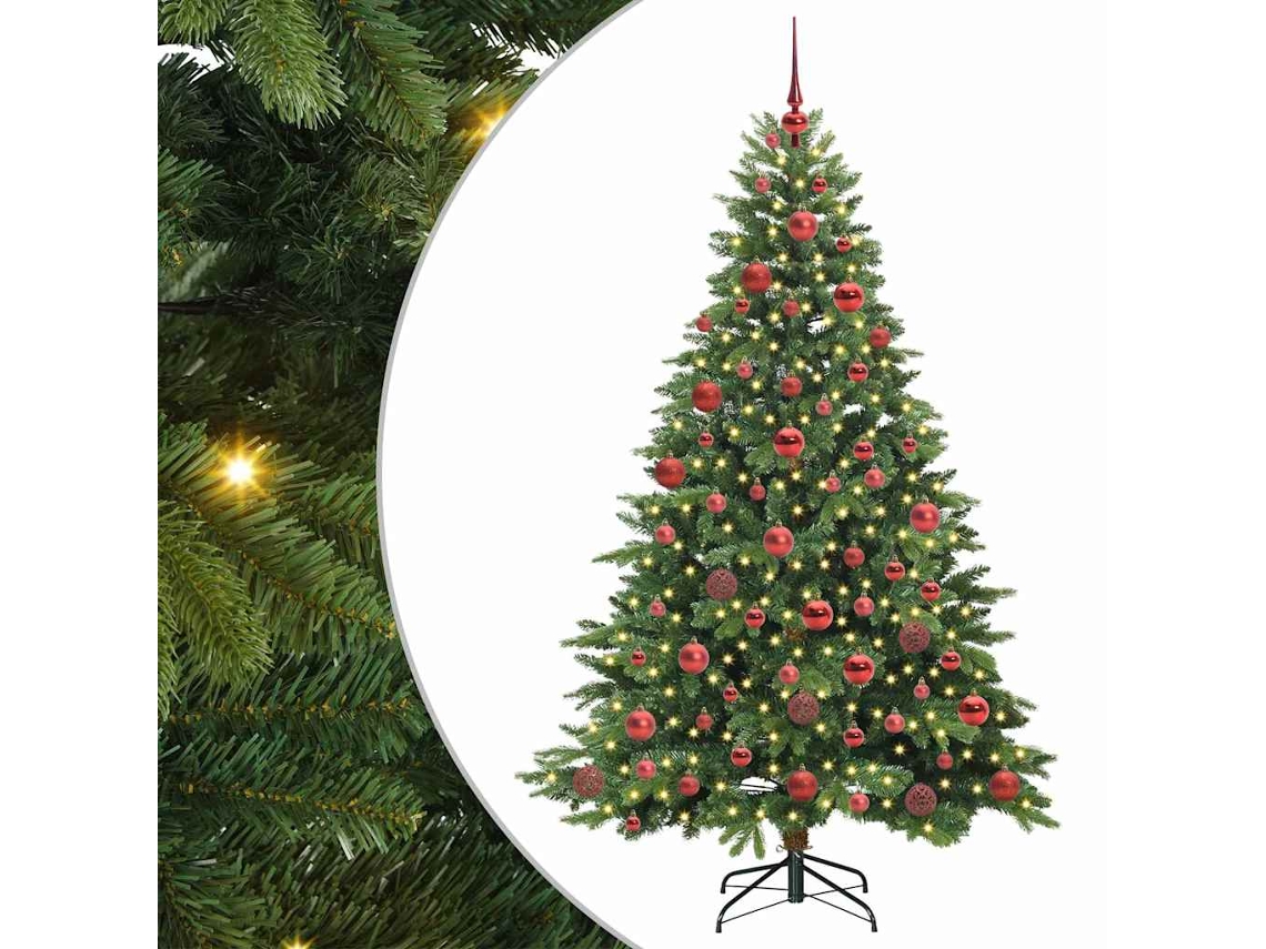 Conjunto 1 Decoração De Natal Vidaxl Verde Plástico (180 Cm)