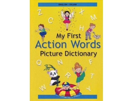 Livro English-italian - My First Action Words Picture Dictionary De M Viviani (inglês)