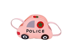 Bolsas De Ombro Em Formato De Carro, Bolsas Transversais De Couro Sintético, Mini Porta-moedas Para Crianças, Rosa