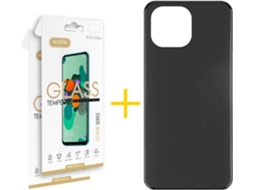 Capa e 2 Películas Apple iPhone 13 Pro Max ACCETEL Liso 6 Preto