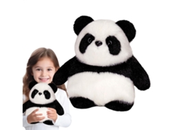 Boneco De Pelúcia Reversível Com Zíper Dupla Face 2 Em 1