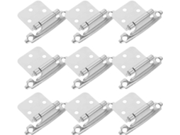 Dobradiças Giratórias Ocultas Para Portas, 10 Peças, Com Fechamento Automático, Amortecedores Para Móveis