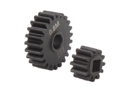 Engrenagens Portal Rc 0.8m 12t 23t Aço Compatível Com Axial Capra Scx10 Iii Carros Rc 1/10