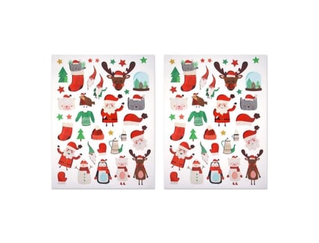 Gommettes de Natal para crianças de 1 a 5,3 cm 74 peças Megacrea Diy