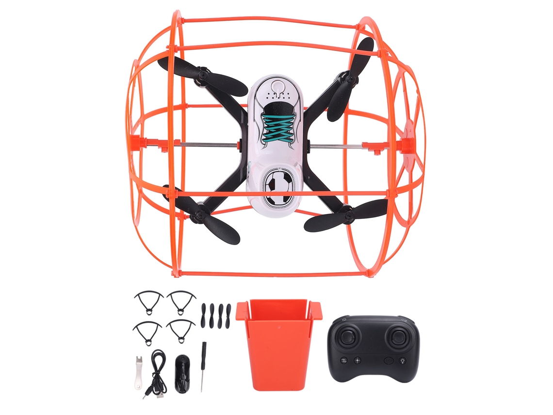 Aetheria drone Rc Quadcopter Brinquedo com Luz Led e Guarda Protetora Modos de Jogo 360 Graus