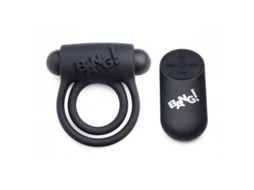 Anel Peniano - Bang! - Pan! - Vibrante - 4 Velocidades - 7 Parâmetros De Vibração