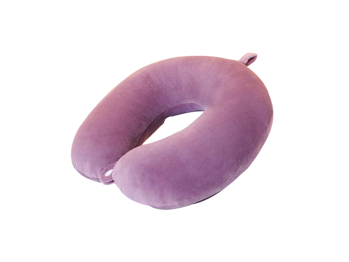 Primeiro Conjunto de Travesseiro Cervical BRILVIBERA, U, Roxo