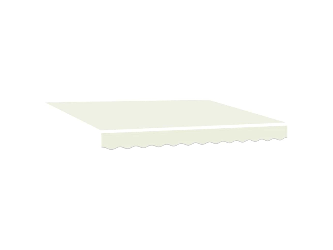 Conjunto 1 Tecido De Toldos Vidaxl Creme Lona (235 X 195 Cm)