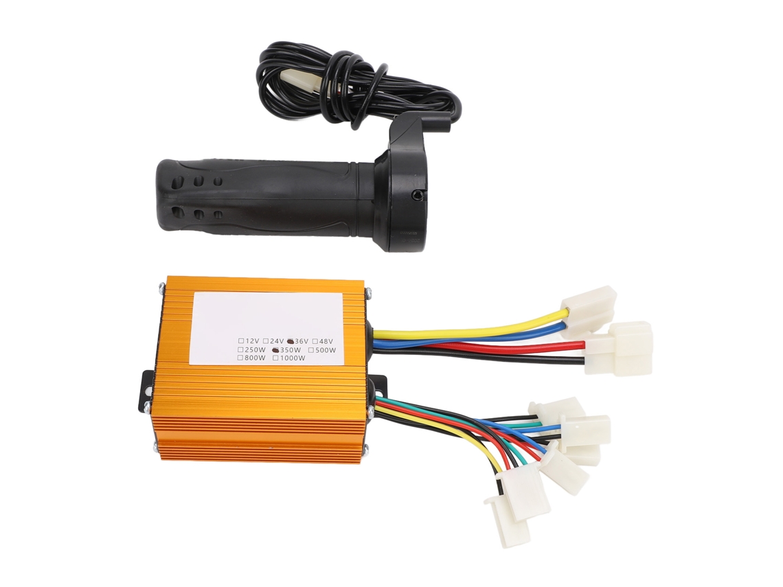 Mali kit Controle de Velocidade Motor com Manopla Aceleradora 36v 350w para Bicicleta Elétrica Patinete Triciclo Elétrico