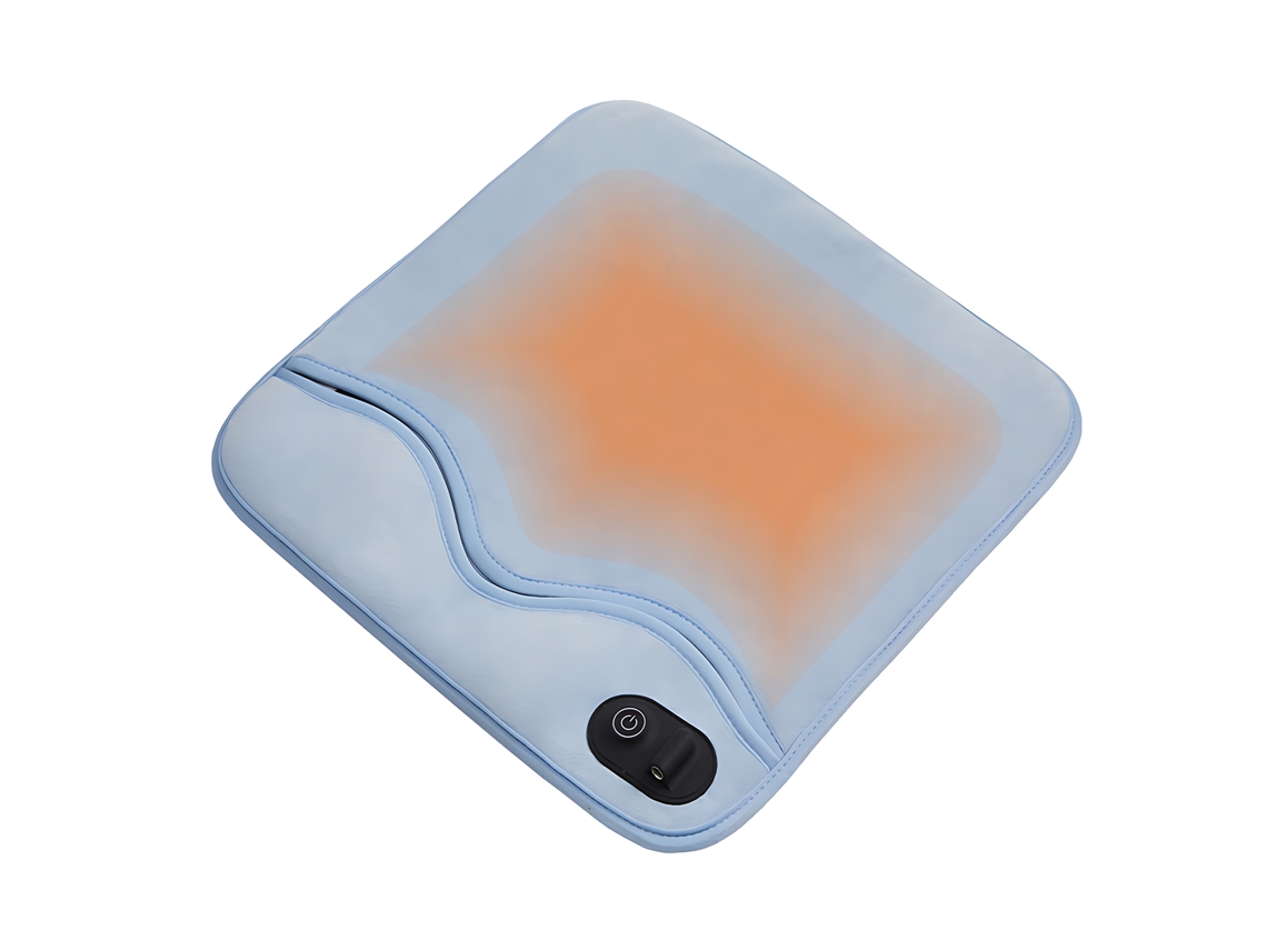 Aquecedor de Pés de Grafeno Bivolt Ajustável 3 Níveis Lavável 40x40cm para Mesa Lar Escritório | S/MARCA