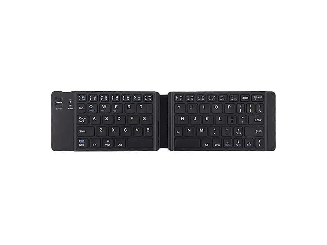TAISHENGDA Teclado Dobrável, Mini, Recarregável, Branco