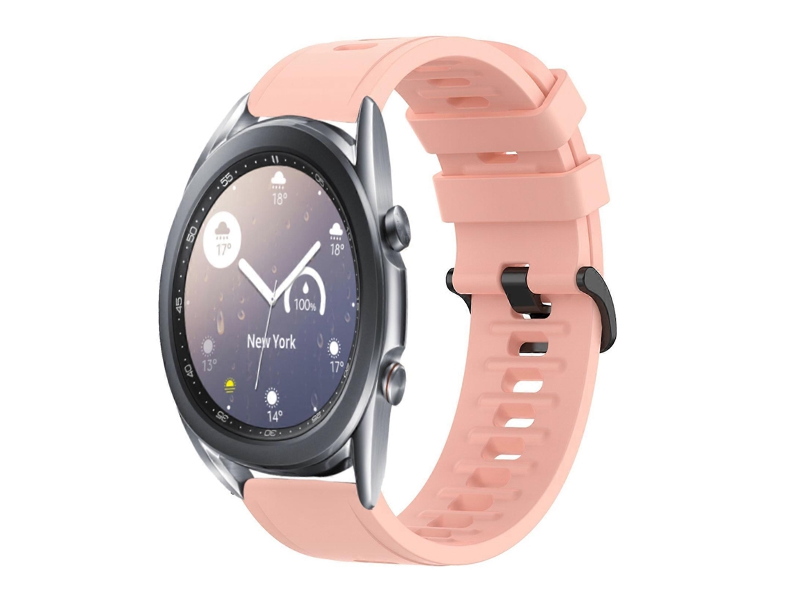 Pulseira De Silicone Macio De Cor Sólida Para Samsung Galaxy Watch3 45mm 22mm