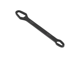 YURU chave Universal Multifuncional de Dois Lados em Aço 45, Ferramenta de Reparo Leve 250g, Electrophorese Preta Espessa