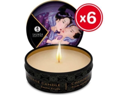 Shunga Vela de Masaje Frutas Exoticas 6 X 30 Ml