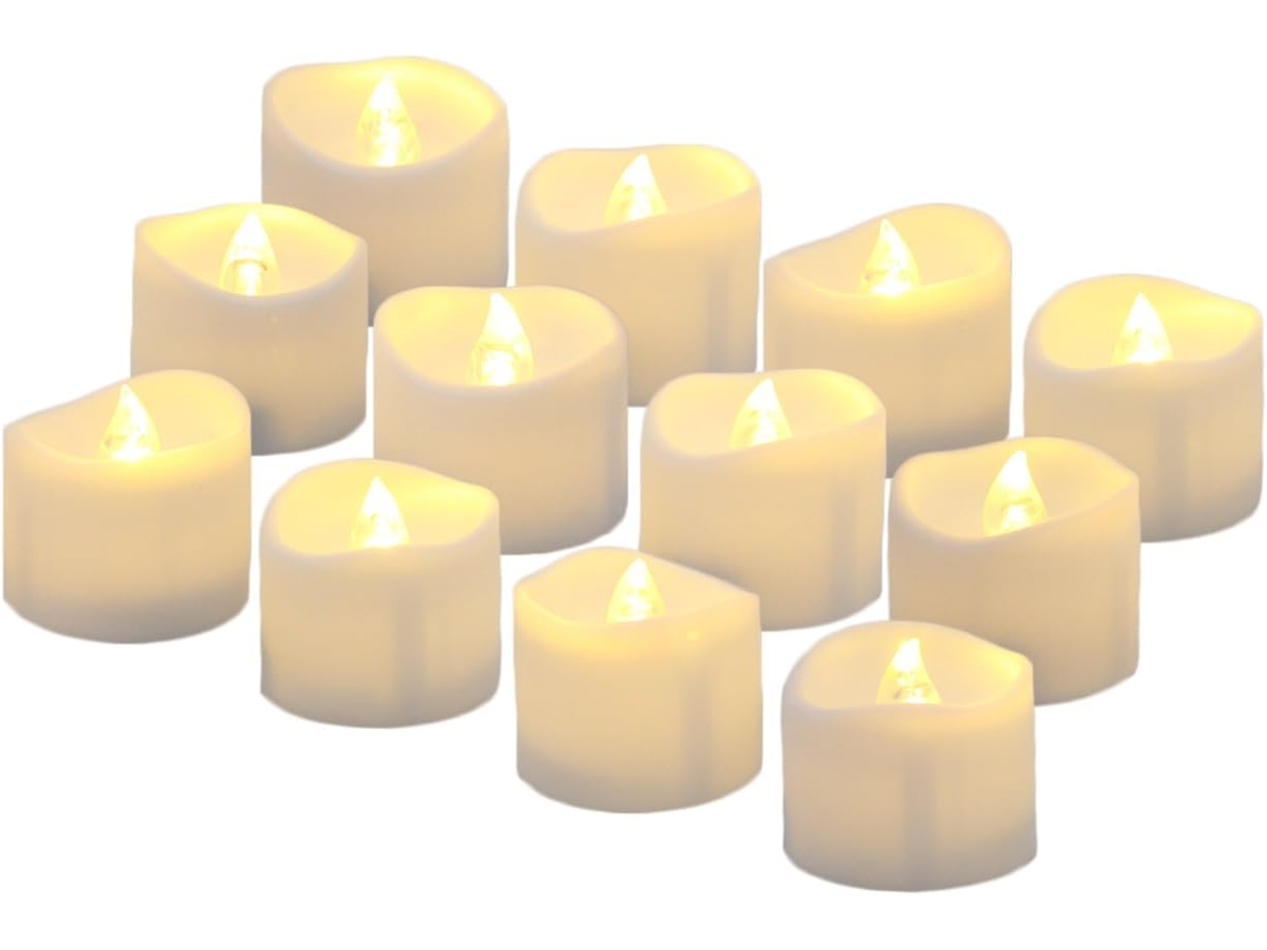 Velas Tealight Operadas Por Bateria, Velas Sem Chama Com Design De Anel Mobius, Uso Decorativo Interno E Externo Para Halloween E Natal