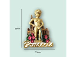 Ímã De Geladeira (manneken Pis Belga), Lembrancinha Turística Da Cidade, Personalizado, Criativo E De Alto Valor.