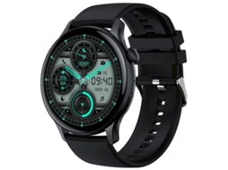Smartwatch, Rastreador de Fitness, Contador de Relógio Personalizado, Preto Bestvite