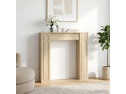 Vidaxl Moldura De Lareira Carvalho Sonoma 100 X 20 X 100 Cm