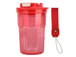 Garrafa de Água Reutilizável Sem Bpa 450ml Vermelha