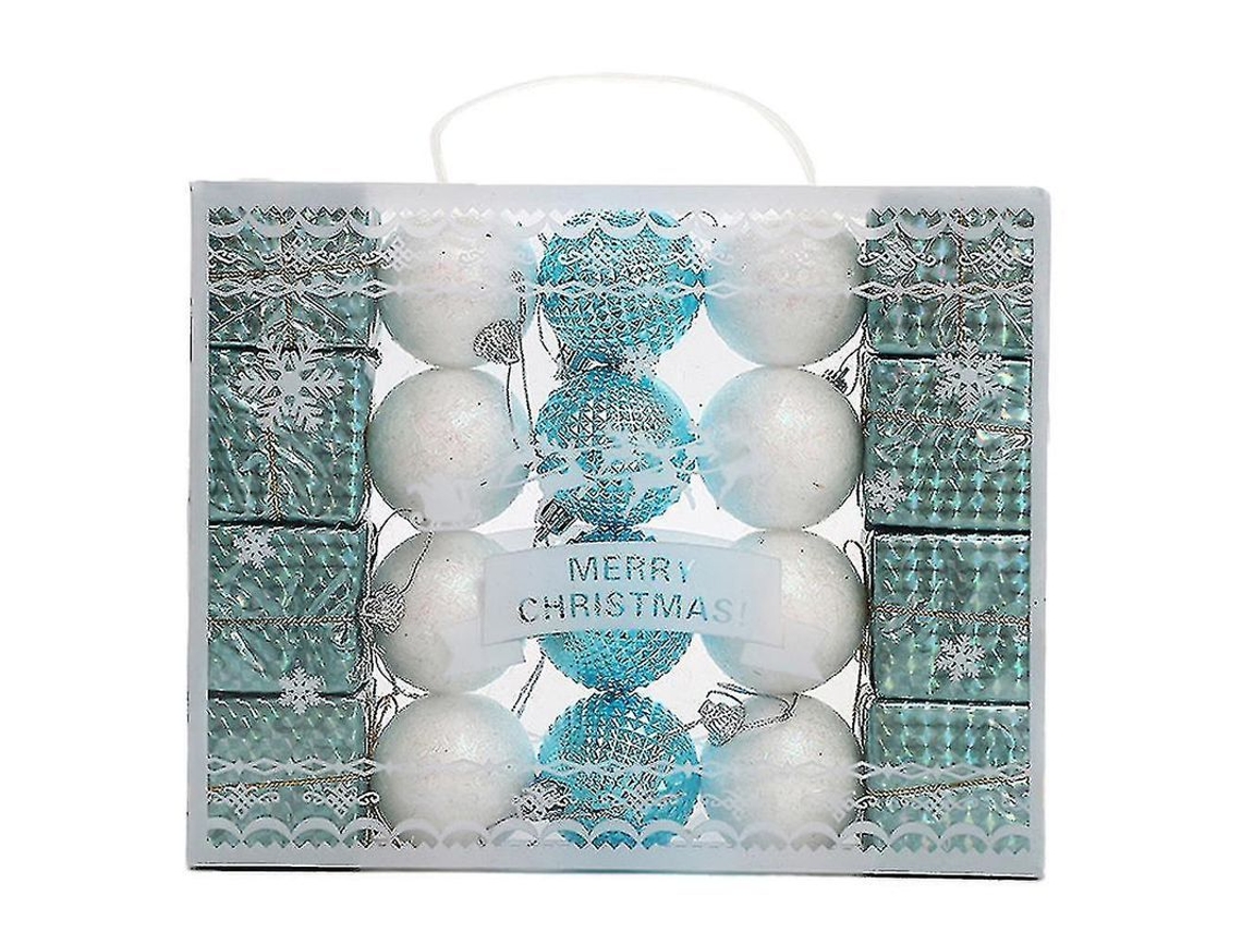 Adornos De Navidad Colgantes Para Árbol, Conjunto De Bolas Decorativas Ideal Para Hogar, Hotel Y Fiesta