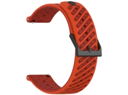 Pulseira de Silicone para Relógios Suunto 5 Peak/9 Peak/vertical 1/ Race S 22mm CZHHMART Laranja