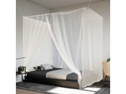 Vidaxl Rede Mosquiteira Suspensa Malha Branco 220x100x150 Cm