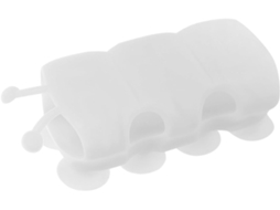 Suporte Para Chuveiro De Mão, Com Ventosa Em Tpe, Branco, Ajustável E Impermeável
