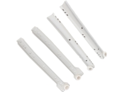 Kit De Corrediças Para Gavetas Rengue Em Aço Laminado A Frio, 25cm 9, 8pol, Trilho Robusto Com Polia Para Gavetas E