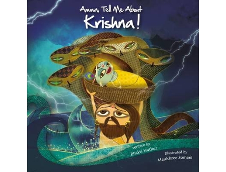 Livro amma tell me about krishna! de bhakti mathur (inglês)