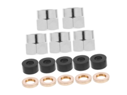 Plafope Kit Com 5-conectores De Gás Porca Flare Em Aço Inoxidável Para Instalação Residencial