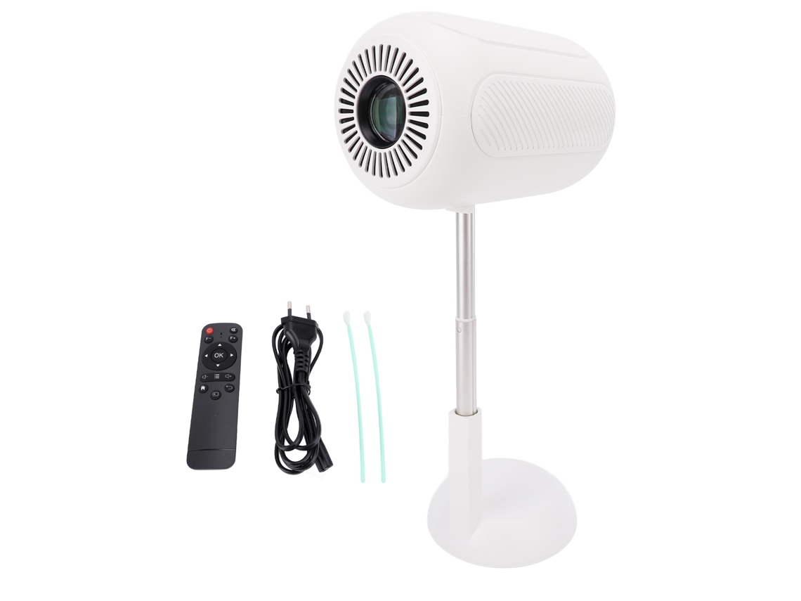 Projetor Portátil 4k Hd com Correção Automática, Inclinação ±15°, Estabilizador Telescópico, para Casa e Exterior LAXISCREED