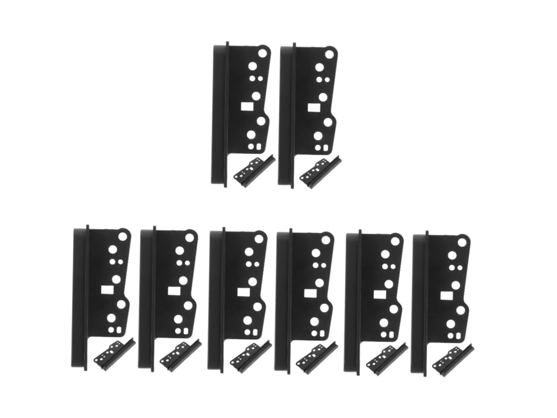 Kit De Instalação De Rádio Frame Rush Com Modificação De Áudio (4 Conjuntos) Para Painel Duplo.