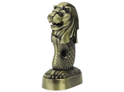 Sculptura Merlion Retrô Texturizada para Escritório Worten
