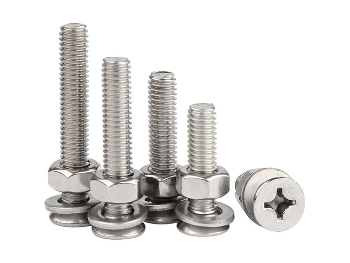 Parafusos autoperfurantes M3x16mm, cabeça Torx, aço inox, 50 peças | S/MARCA