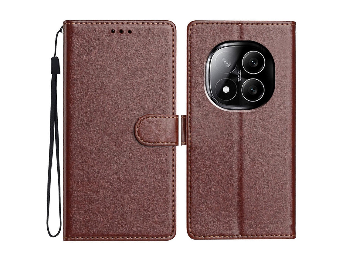 Capa Note Alça Prática Para Xiaomi Xiaomi Redmi Note 14 Pro 5g Veanxin Pele