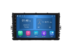 Central Multimídia Carplay Gps 4 Gb 64 Gb Para Volkswagen Vw Mqb Polo Jetta Mk7 2020-2022 Android Auto Bluetooth