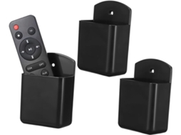 Suporte De Parede Para Controle Remoto Tv 3 Peças,caixa Armazenamento Compacta Quarto E