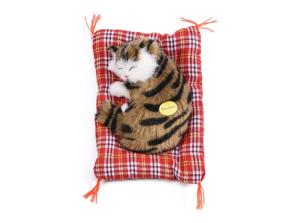 Boneco Peluche Gato Sleeping Kid Som LAXISCREED