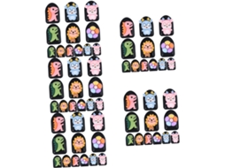 Conjunto De 5 Ganchos Autoadesivos Para Armazenamento, Organizador De Chaves, Acessórios Práticos Para Casa, 12 Unidades.