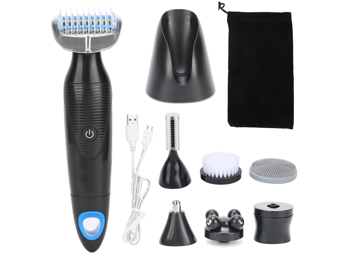 Depilador Eléctrico 6 En 1 Trimmer Cejas Nariz Rostro